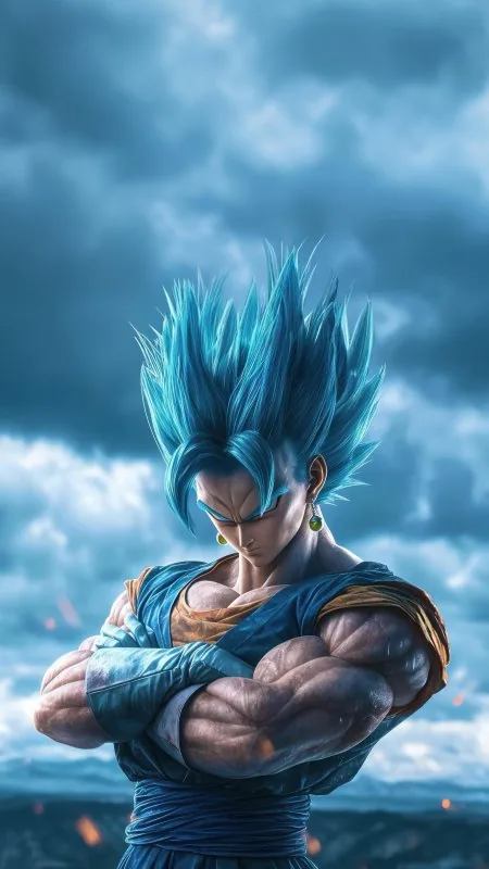 Goku Armed And Ready HD Anime Wallpaper