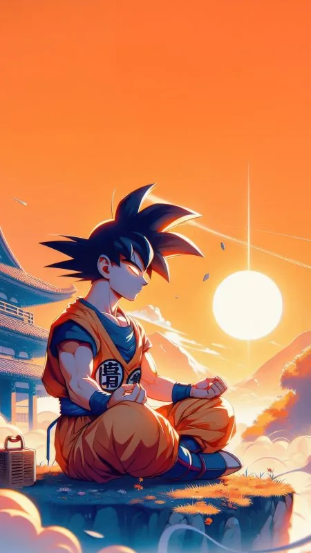 Goku The Radiant Canine HD Anime Wallpaper