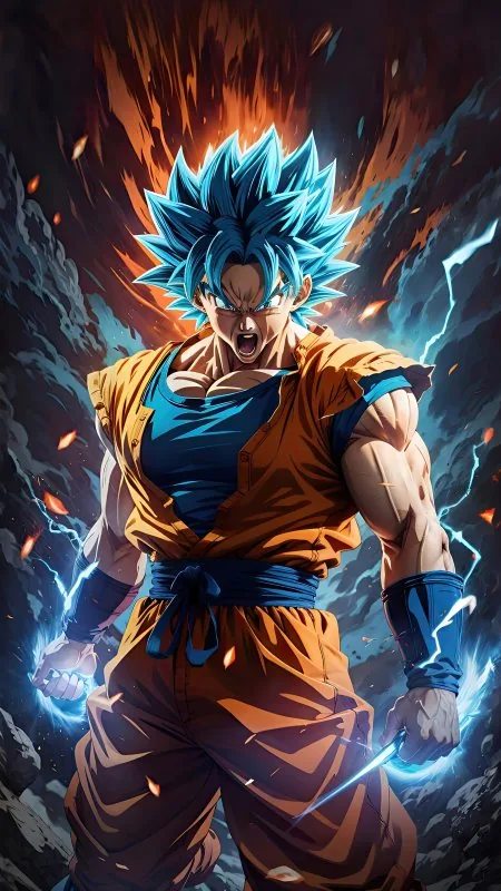Goku Zenith Anime Phone Wallpaper