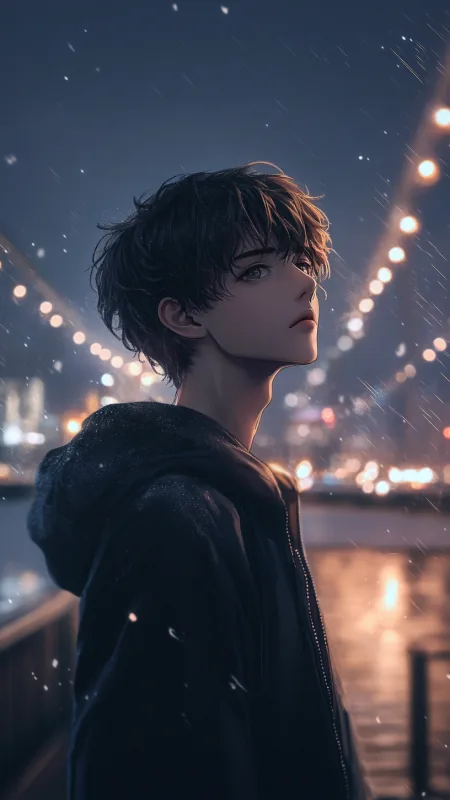 Handsome Anime Boy Phone Wallpaper