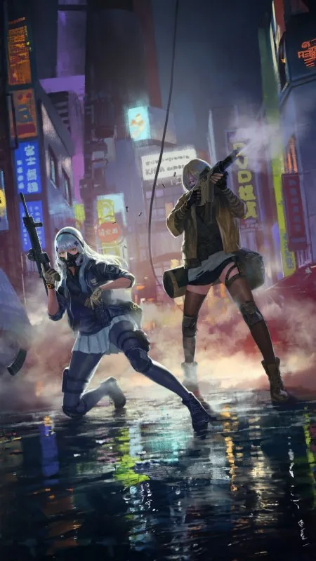 Anime Heroines HD Wallpaper