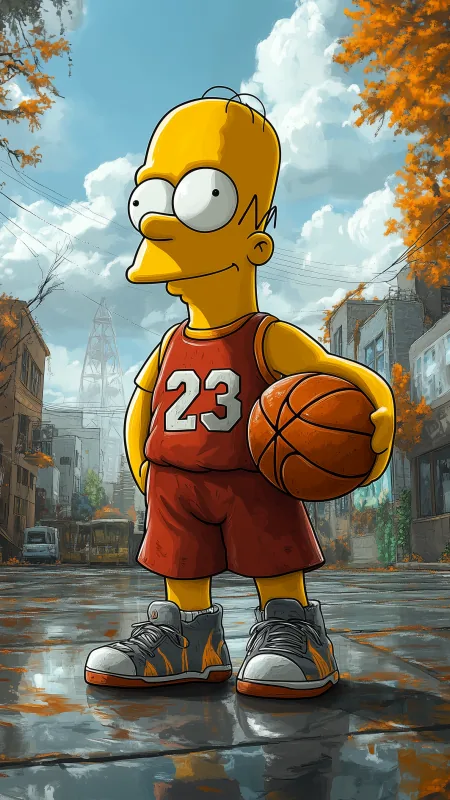 Homer Simpson Cartoon HD Anime Wallpaper