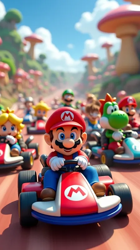 Anime Mario Game Wallpaper