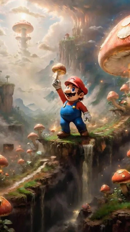 Mario Game Anime Wallpaper