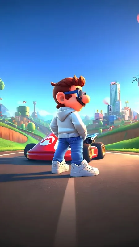 Mario Game HD Anime Wallpaper