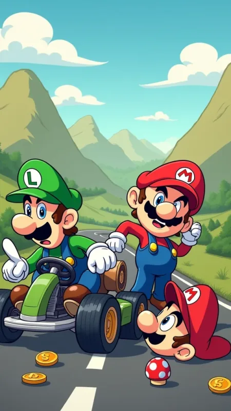 Mario Game Anime Wallpaper