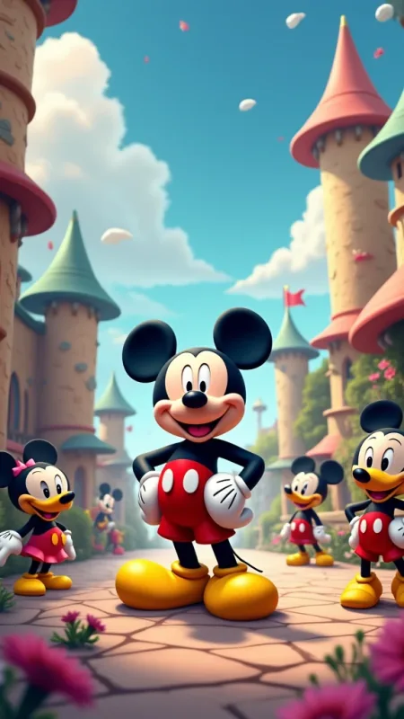 Mickey Mouse Cartoon HD Anime Wallpaper