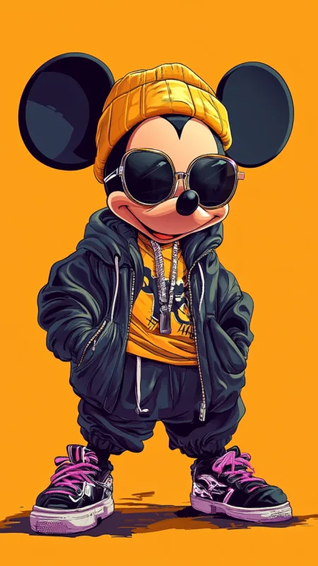 Mickey Mouse Cartoon Anime Wallpaper