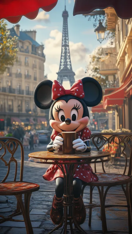 Anime Mickey Mouse Cartoon Wallpaper