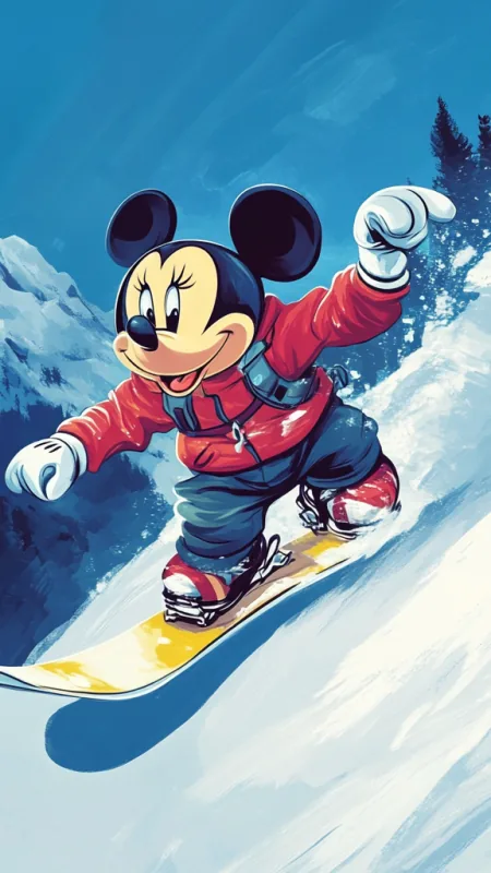 Mickey Mouse Cartoon Anime Wallpaper