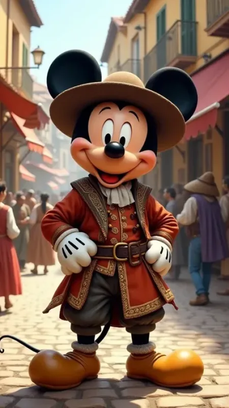 Mickey Mouse Cartoon Anime Wallpaper