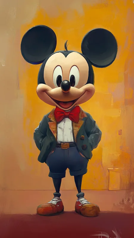 Mickey Mouse Cartoon Art Anime Wallpaper