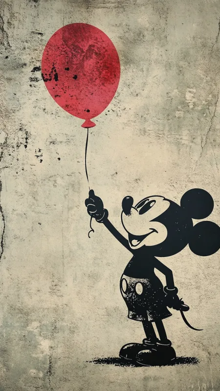 Mickey Mouse Cartoon Art Anime Wallpaper