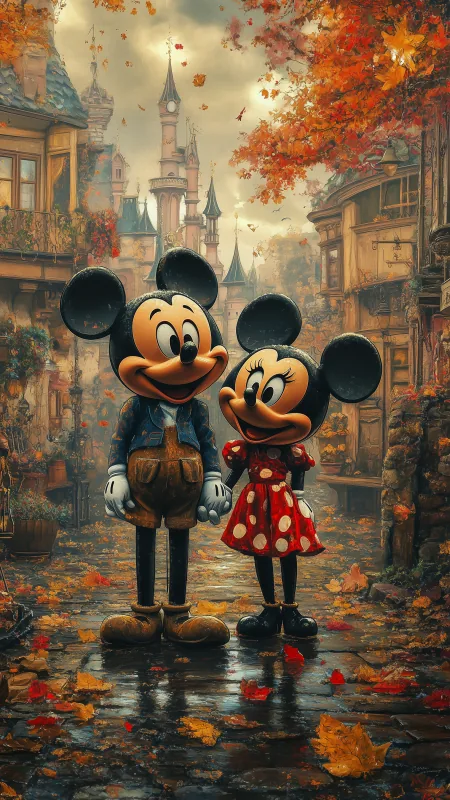 Mickey Mouse Cartoon Art Anime Wallpaper