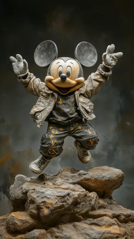 Mickey Mouse Cartoon Art Anime Wallpaper