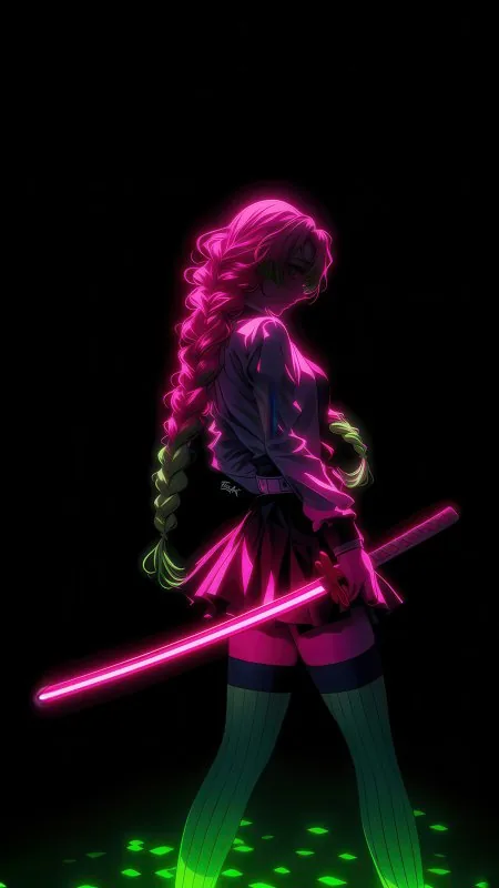 Mitsuri Kanroji Kimetsu No Yaiba Anime HD Wallpaper