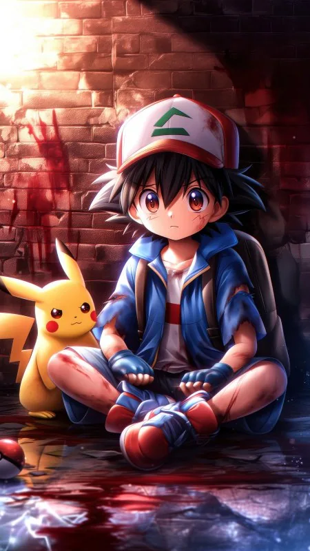 Anime Pikachu Cartoon Wallpaper