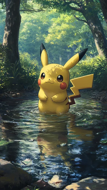 Pikachu Cartoon HD Anime Wallpaper