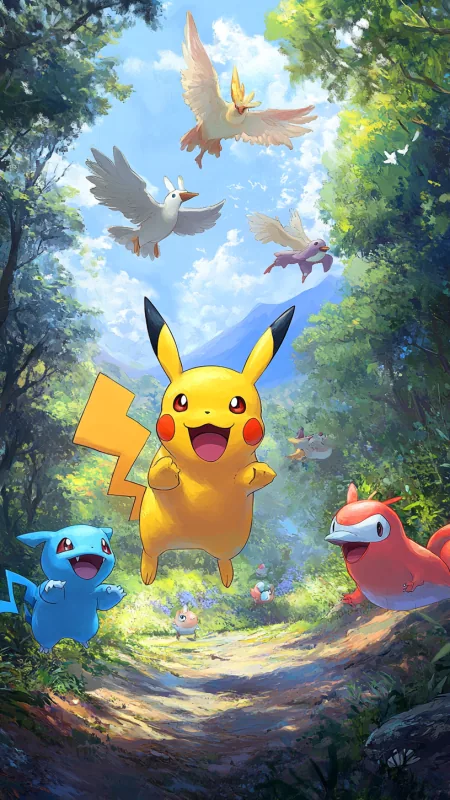Pikachu Cartoon HD Anime Wallpaper