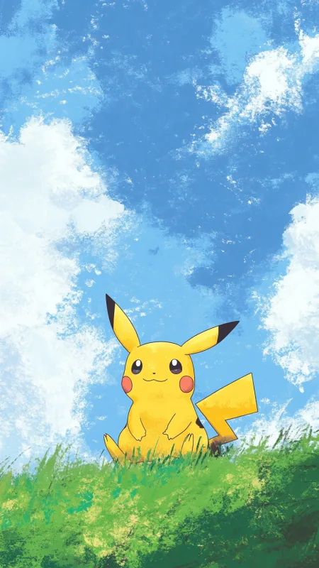 Anime Pikachu Cartoon Wallpaper
