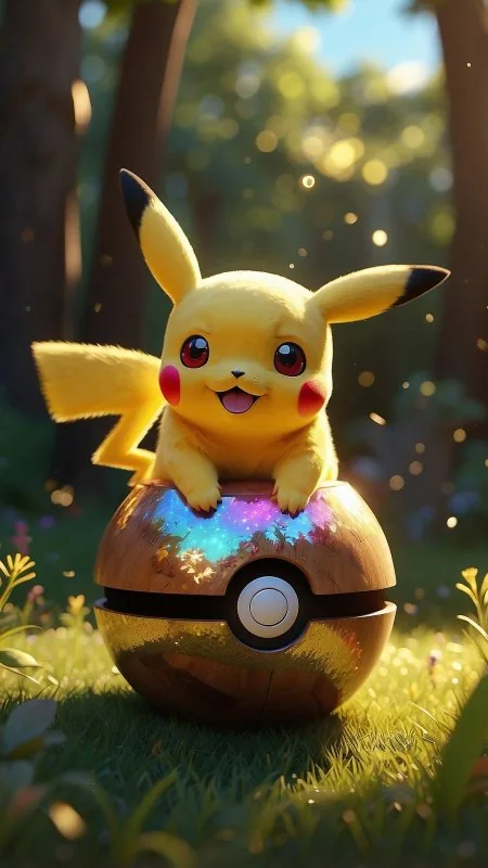 Pikachu Cartoon Anime Wallpaper