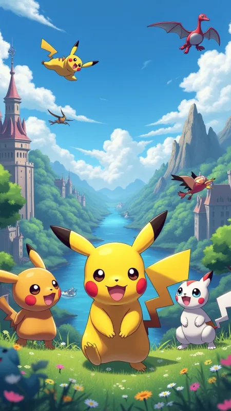 Pikachu Cartoon HD Anime Wallpaper