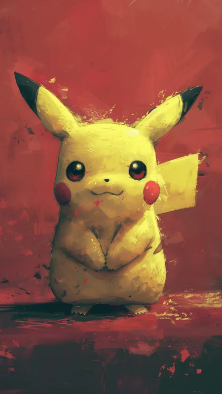 Pikachu Cartoon Art HD Anime Wallpaper