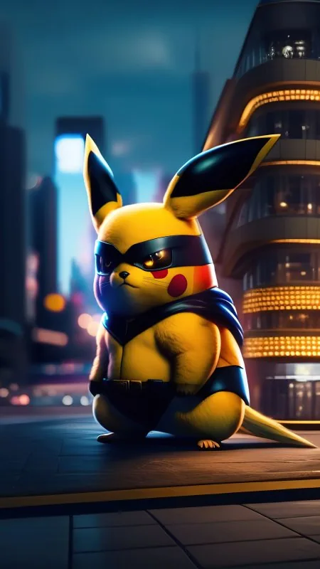 Anime Pikachu Ninja Cartoon Wallpaper