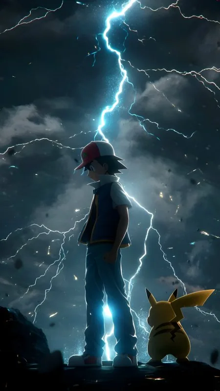 Pikachu Pokemon Anime Phone Wallpaper