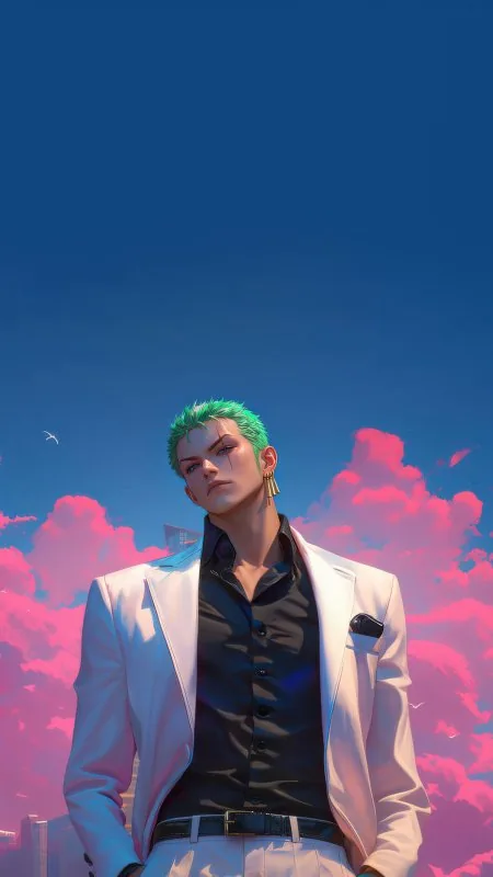 Roronoa Zoro Gangster Anime Phone Wallpaper