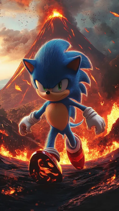 Sonic Cartoon Anime Wallpaper