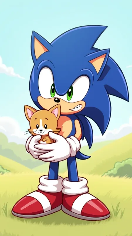 Anime Sonic Cartoon Wallpaper