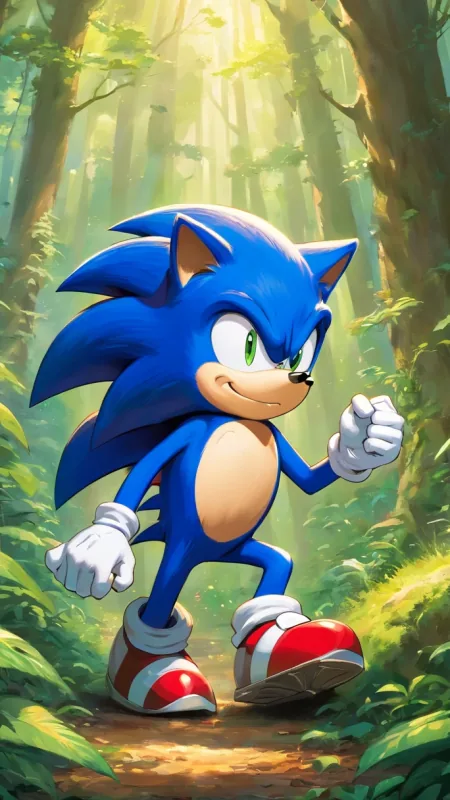 Anime Sonic Cartoon Wallpaper