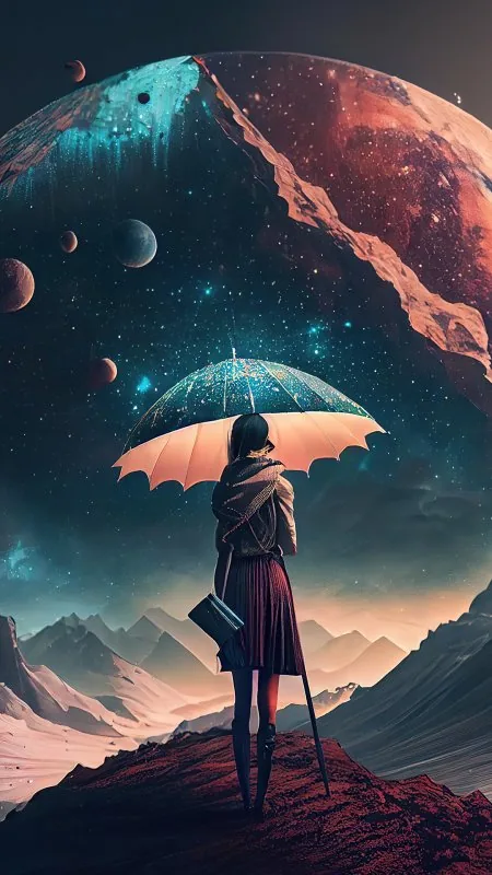 Strong Chance Cosmic Walk HD Anime Wallpaper