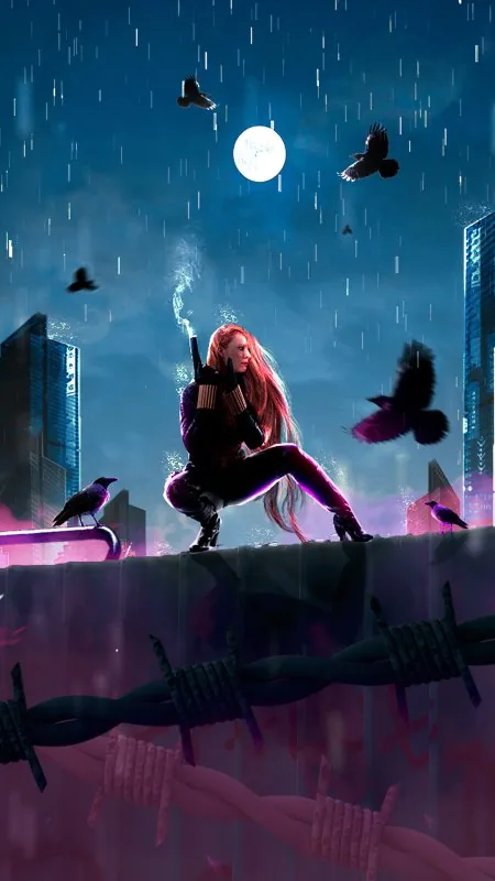 Anime Stylish Girl Wallpaper