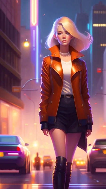 Stylish Girl Anime Wallpaper