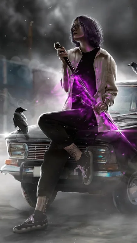 Stylish Girl HD Anime Wallpaper