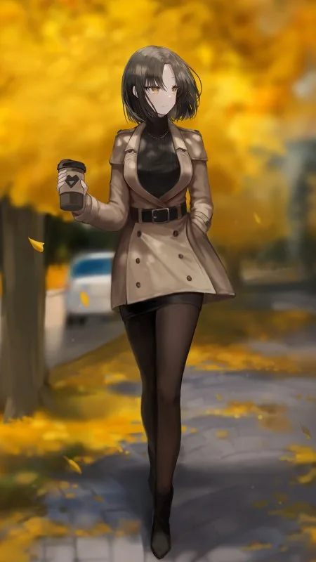 Stylish Anime Phone Wallpaper