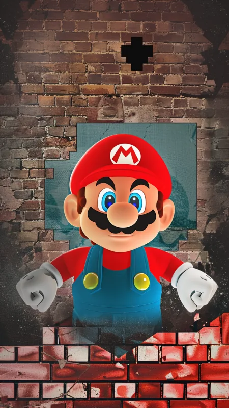 Super Mario Cartoon Anime Wallpaper