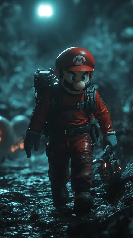 Super Mario Cartoon Anime Wallpaper
