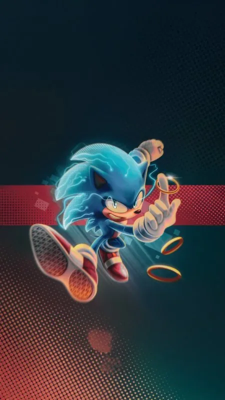 Super Sonic Cartoon Anime Wallpaper