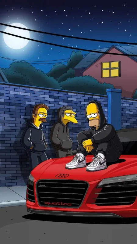Anime The Gans Of Simpsons Wallpaper