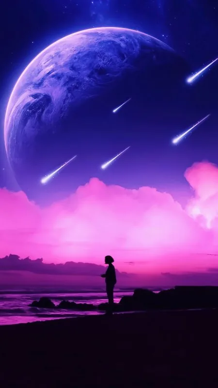 The Silhouette Dreams Girl HD Anime Wallpaper