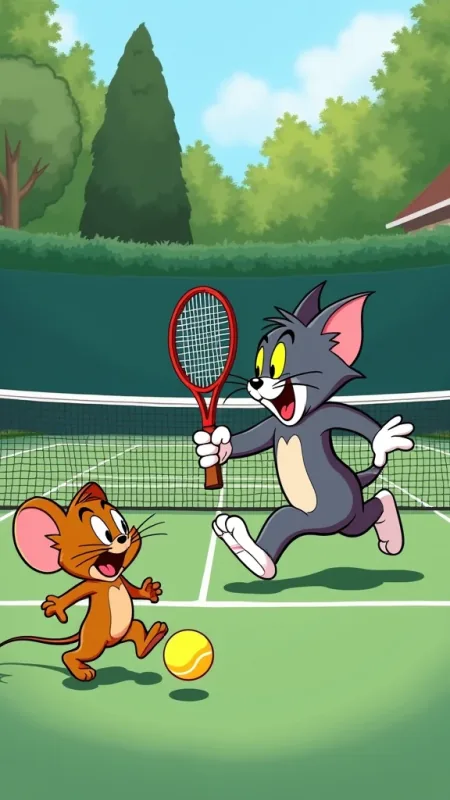 Anime Tom And Jerry Cartoon Wallpaper