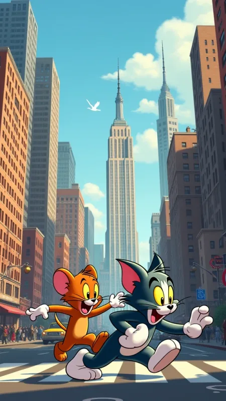 Tom And Jerry Cartoon HD Anime Wallpaper
