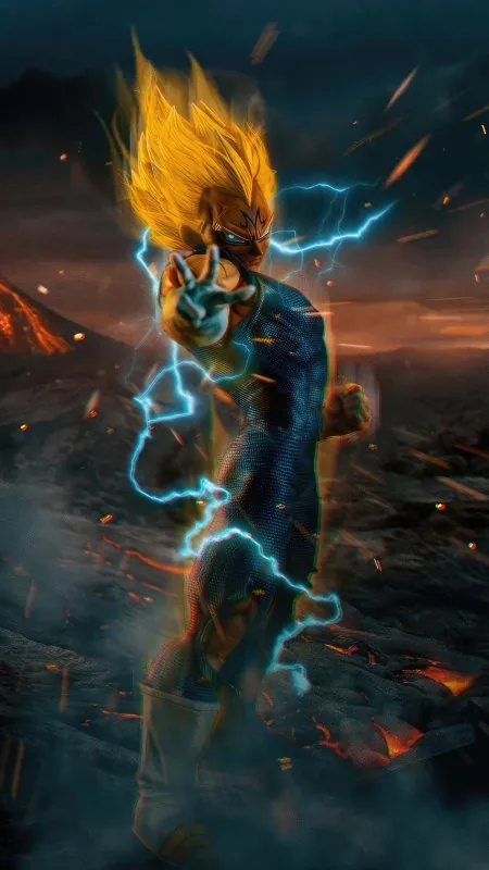 Anime Vegeta Art Wallpaper
