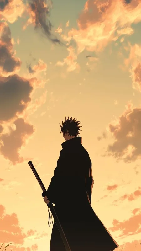 Warrior Guy Katana Anime Wallpaper