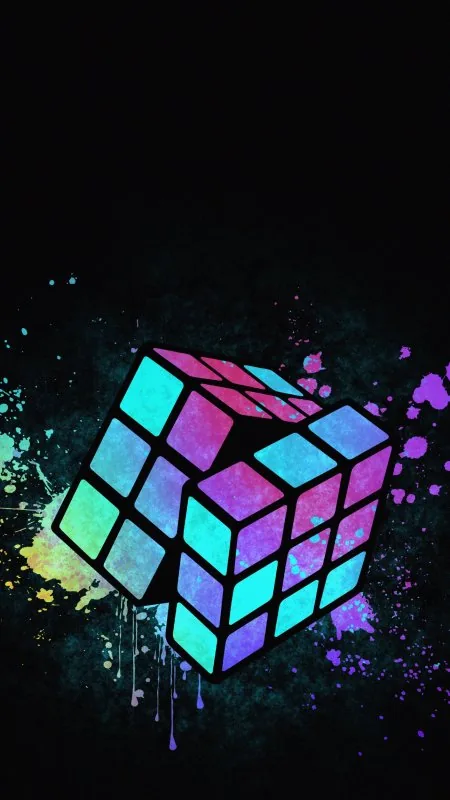 Cool Rubiks Cube Background Wallpaper