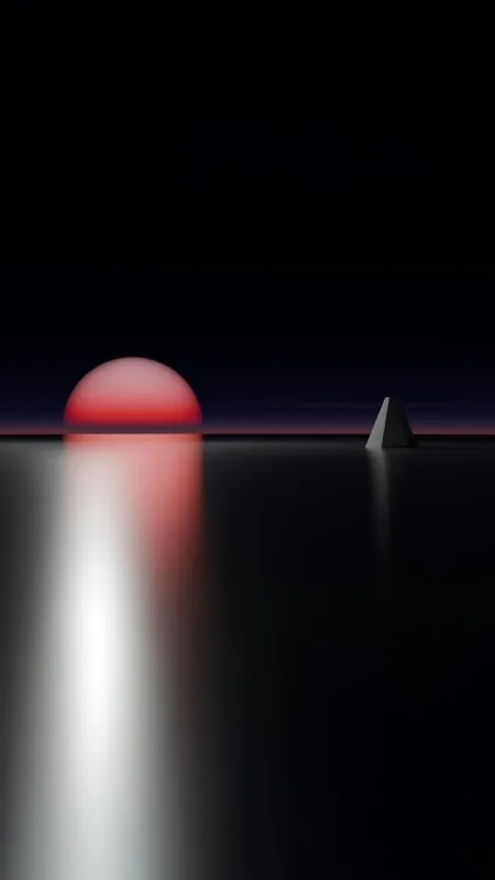 Sunset In Abstract World HD Background Wallpaper