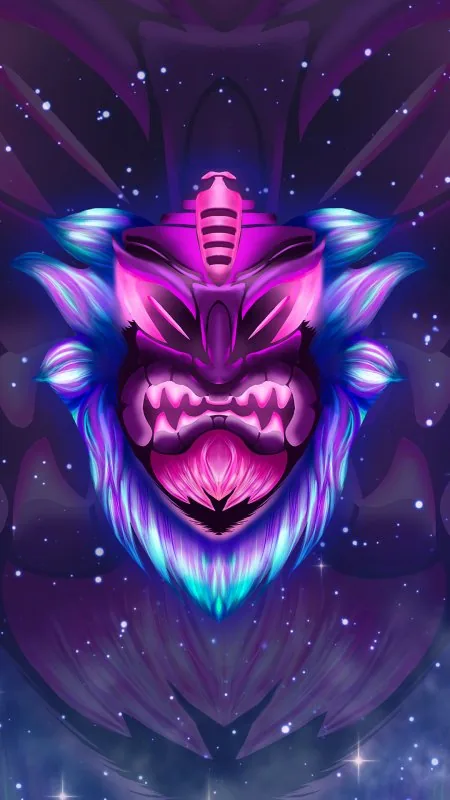 Background Tiki Space Stars Field Abstract Wallpaper
